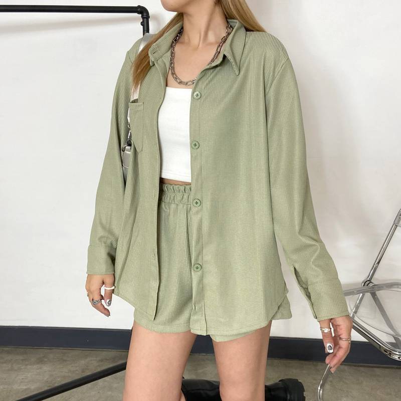 non-hedge ☆WEB限定☆シャツ・ショートパンツセットアップ|TiMTiM