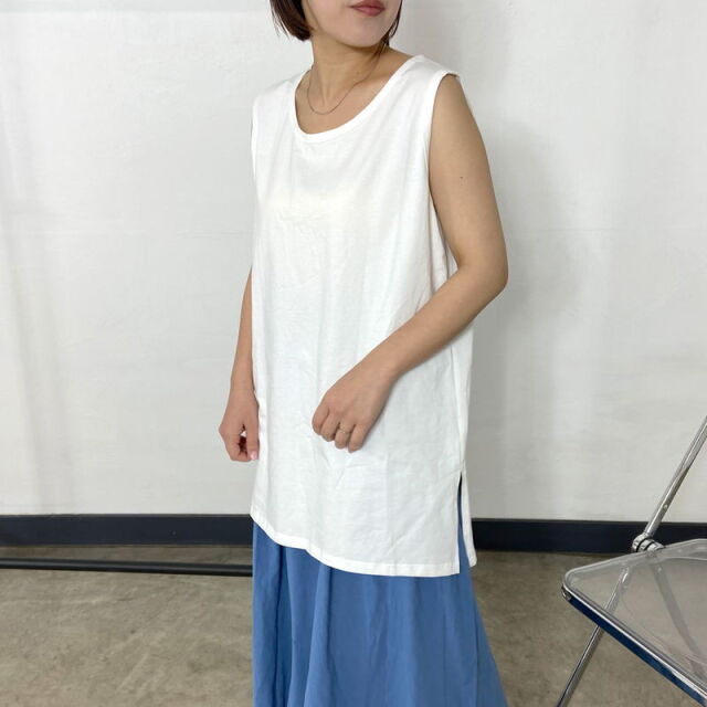 CRB サイドスリットタンクトップ|TiMTiMオンラインストア|レディース