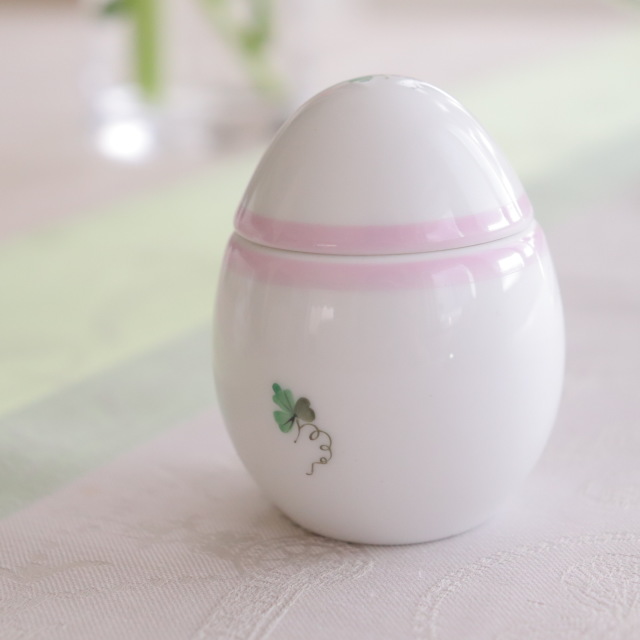 Herend VRH-X4 ウィーンの薔薇ピンク エッグボンボニエール（*ウィーン