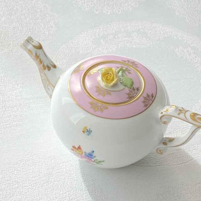 Herend ヘレンド ローズチューリップ ティーポット （約400ml)