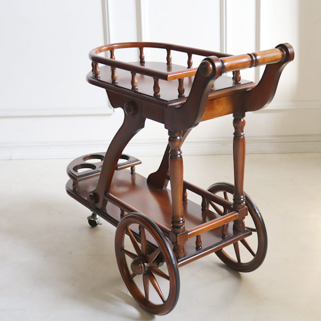 ワインラックワゴン｜高級マホガニー家具VENECHIA｜おしゃれ家具通販 Y