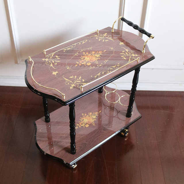 イタリアンスタイル 象嵌ワゴン 組立式｜おしゃれ家具通販 Y-KAGU