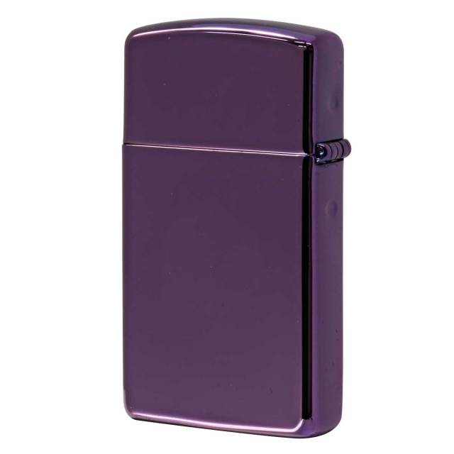 Zippo ジッポー 無地 スリム アビス パープル SLIM ABYSS 鏡面 PVD加工