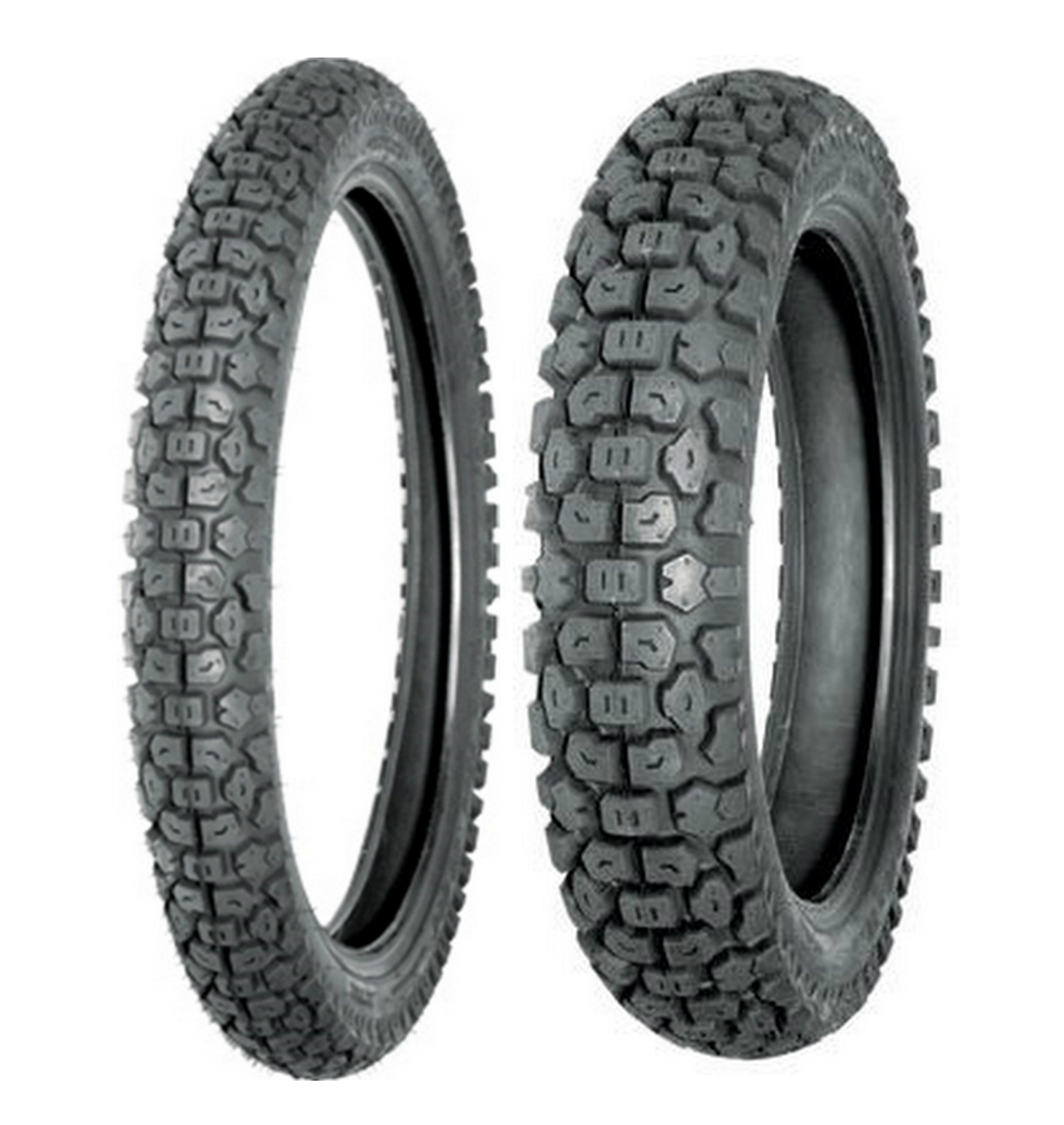 Shinko 244 Tire Set For Kawasaki KLR650 & Honda XL600R 3.00-21