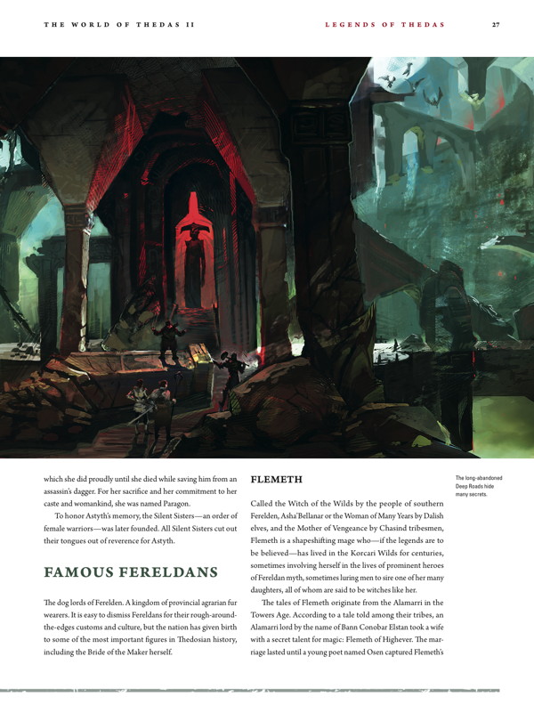 Dragon Age: The World of Thedas Volume 2 HC :: Profile :: Dark