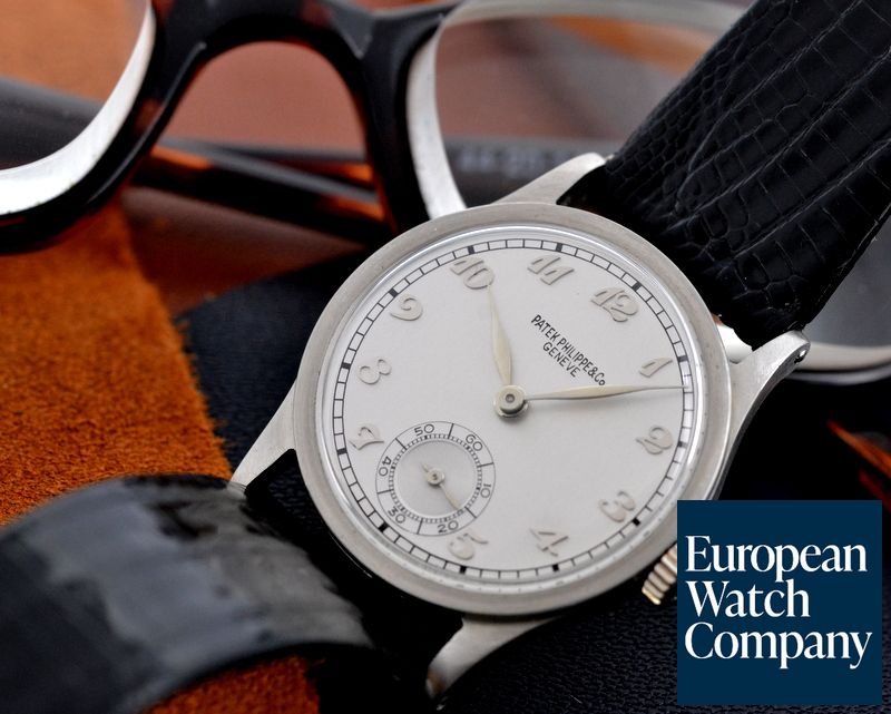 20609) Patek Philippe Calatrava 96 Stainless Steel Breguet