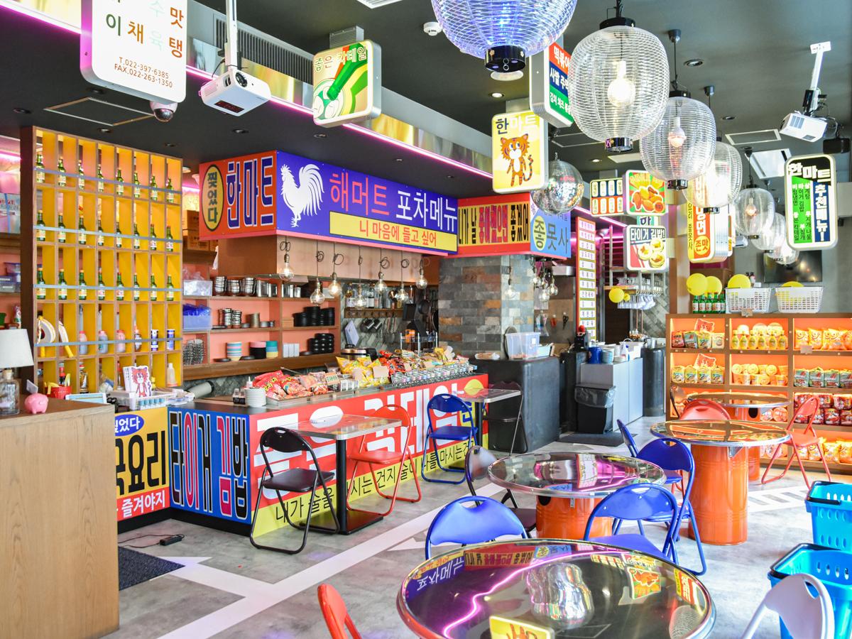 仙台・国分町に韓国料理専門店 韓国屋台居酒屋の定番フードやドリンク
