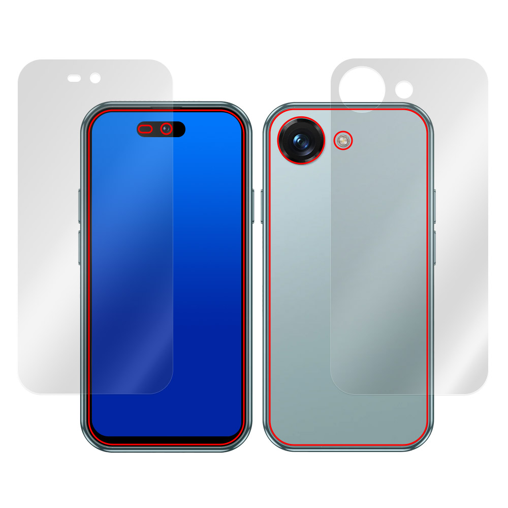 BLUEFOX NX1 用 保護フィルム | 表面・背面セット, 高精細液晶対応 低