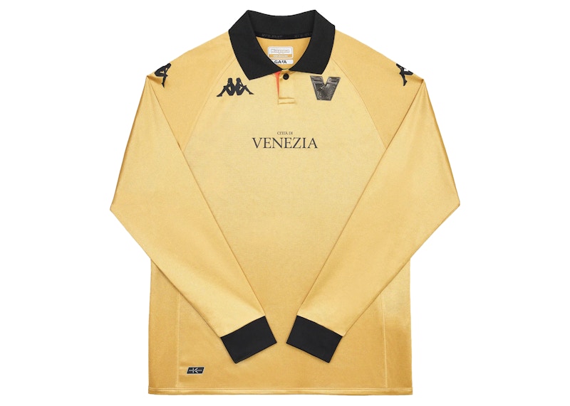 Kappa Venezia FC Third 22/23 LS Shirt Yellow Men's - SS22 - US