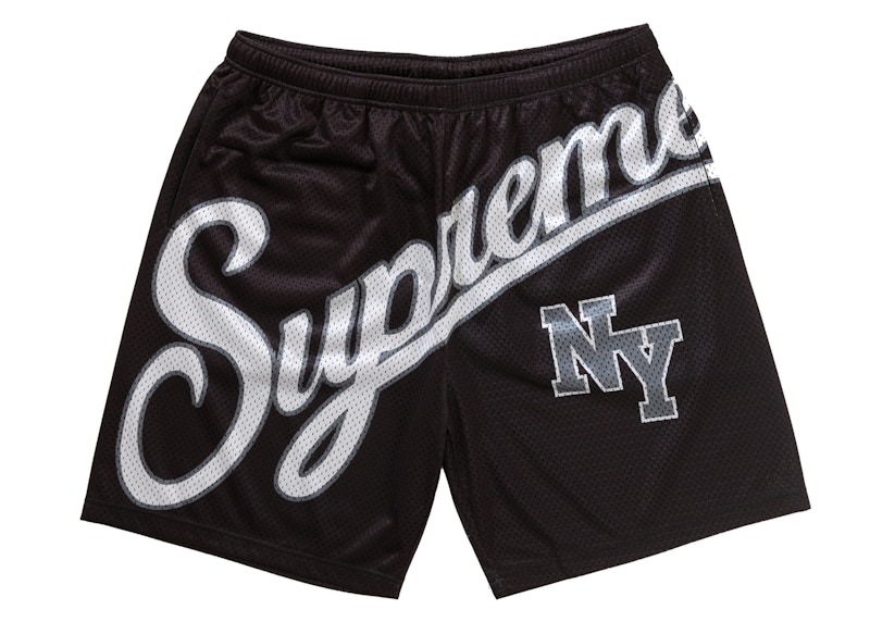 Supreme Big Script Mesh Short Black Men's - SS24 - US