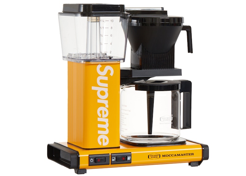 Supreme Moccamaster KBGV Select Coffee Maker (EU Plug) Yellow