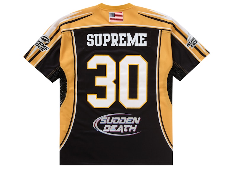 Supreme Sudden Death Football Jersey Black Men's - SS24 - US
