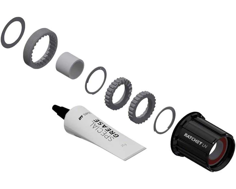 DT Swiss Ratchet LN Aluminum Freehub Upgrade Kit (Black