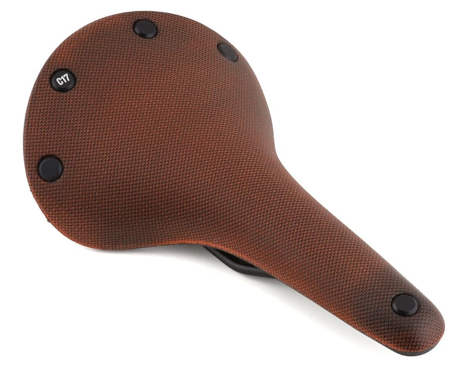 Brooks C17 Cambium Saddle (Orange) (Steel Rails) - Performance Bicycle