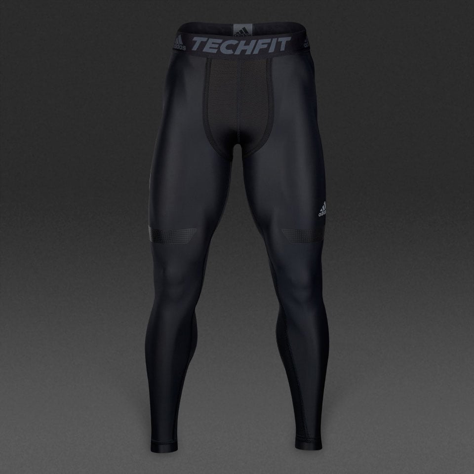 adidas Techfit Chill Long Tight - Mens Base Layer - Tights - Black