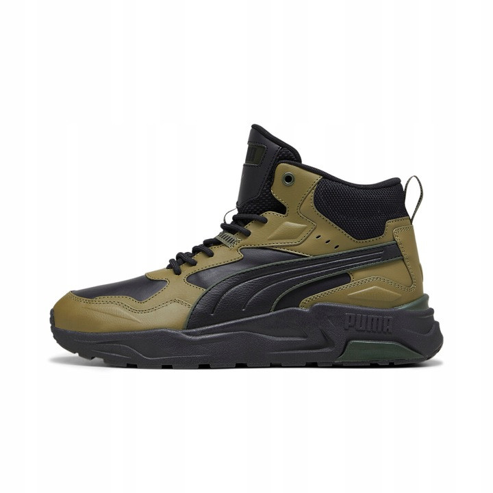 Кроссовки мужские Puma Trinity Lite Mid 395302 02 (черные с хаки