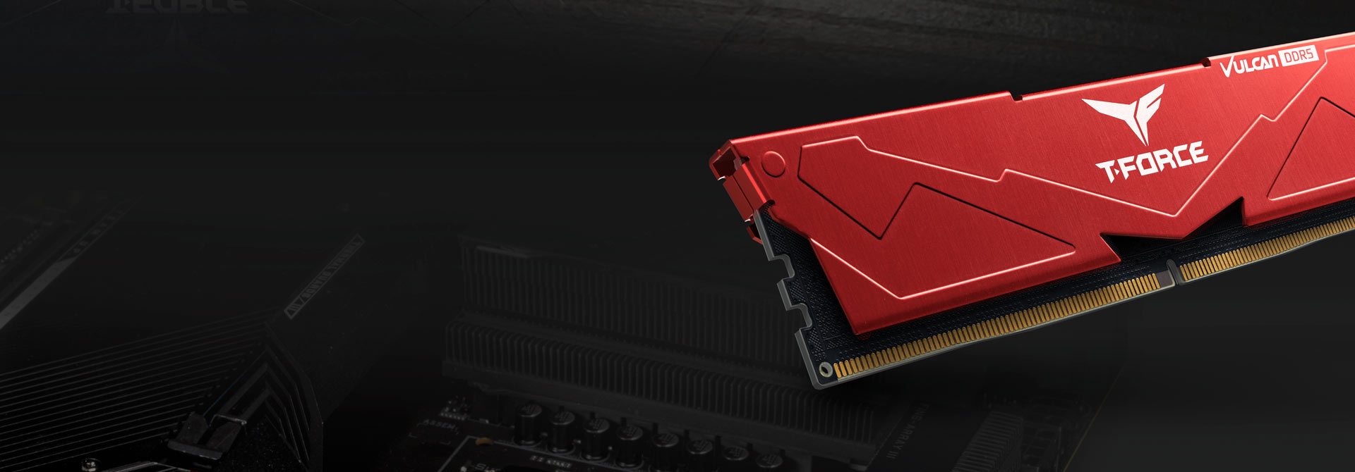 VULCAN DDR5 DESKTOP MEMORY BLACK 32GB(2x16GB) 6400MHz CL32 - TEAMGROUP