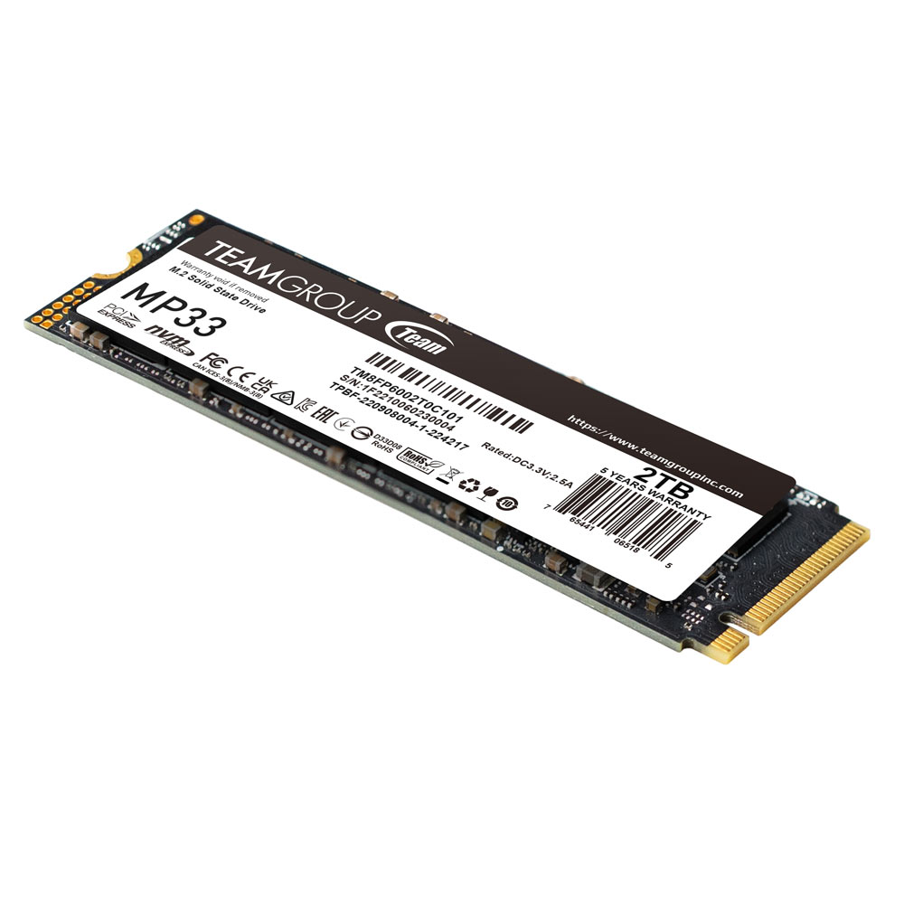 MP33 M.2 PCIe SSD 2TB | TEAMGROUP