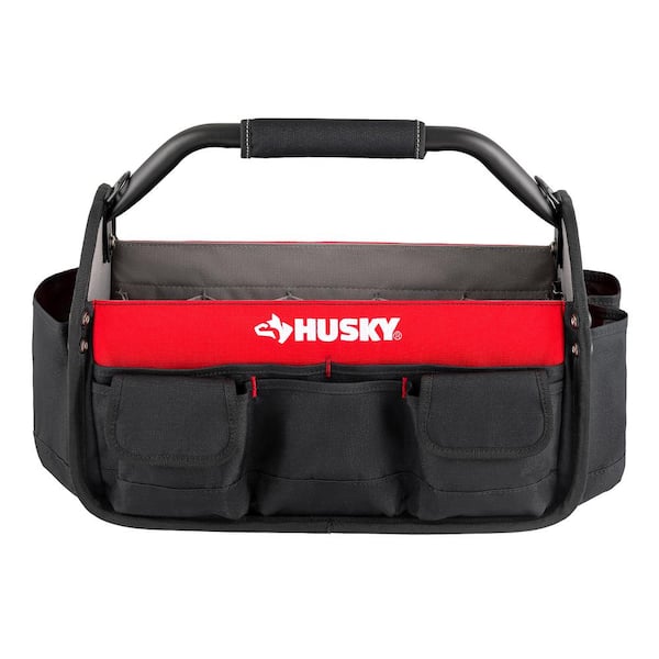 Husky 17 in. 18 Pocket Open Top Tool Bag HD70017-TH - The Home Depot