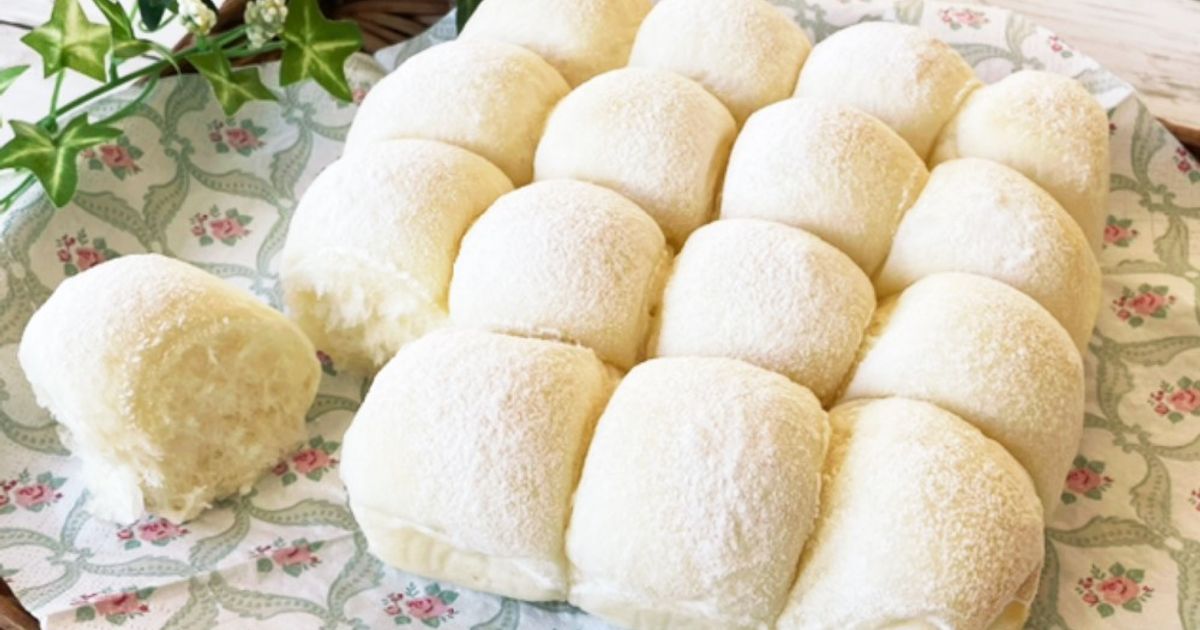 型が無くてもスクエア型のちぎりパン♪ by ありんこ食堂