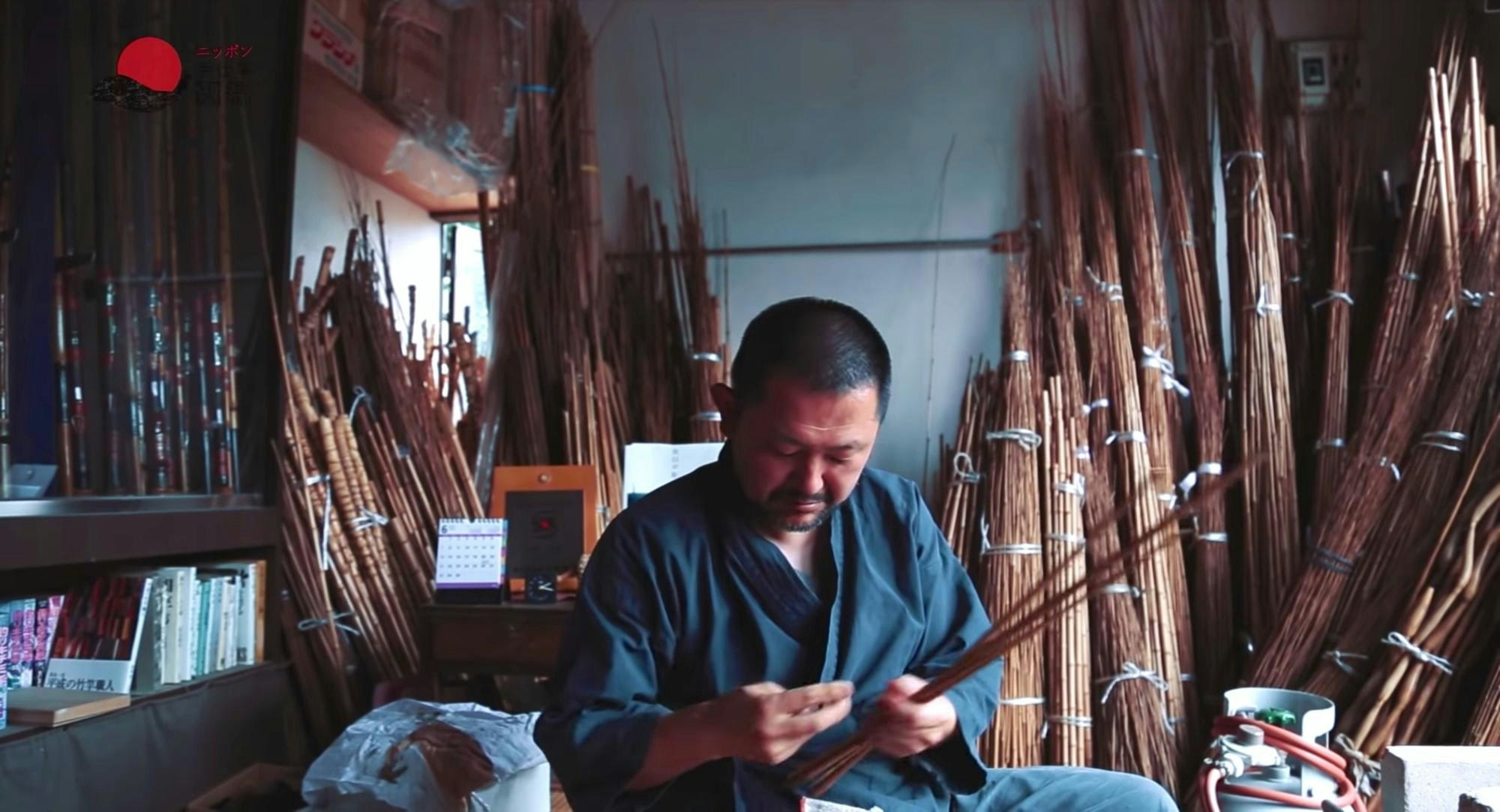 芸術品のように繊細でしなやかな和釣り竿は強度も抜群！日本の伝統工芸