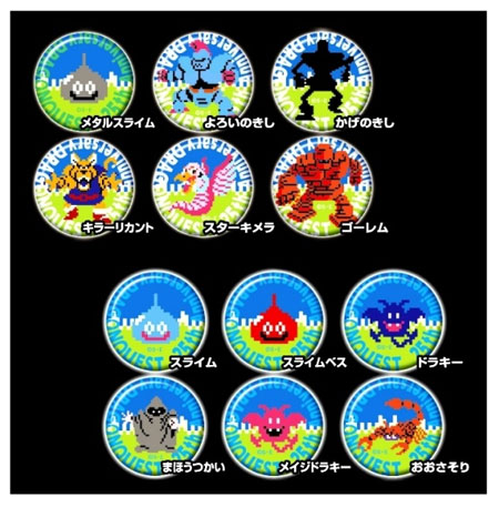 ドラゴンクエスト ドットモンスターカンバッジ BOX[スクウェア