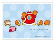 カービィ play with ワドルディ キャラクタースリーブ たよりにして