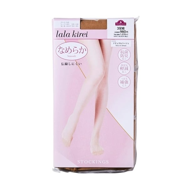 lala kirei なめらかゆったりパンティストッキング3足組 レディス