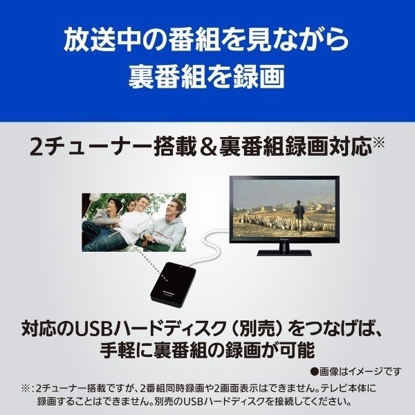 Panasonic TH-24J300 24型2Kチューナー内蔵液晶テレビ【玄関先お届け