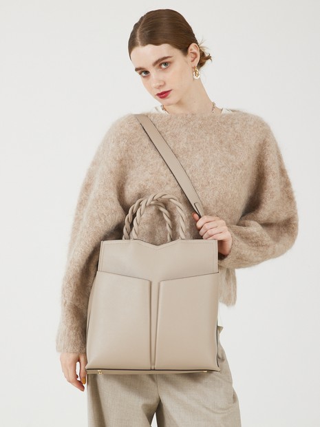 Twiste/ダブルポケット2WAYトート L｜LOWELL Things / ロウェル シングス