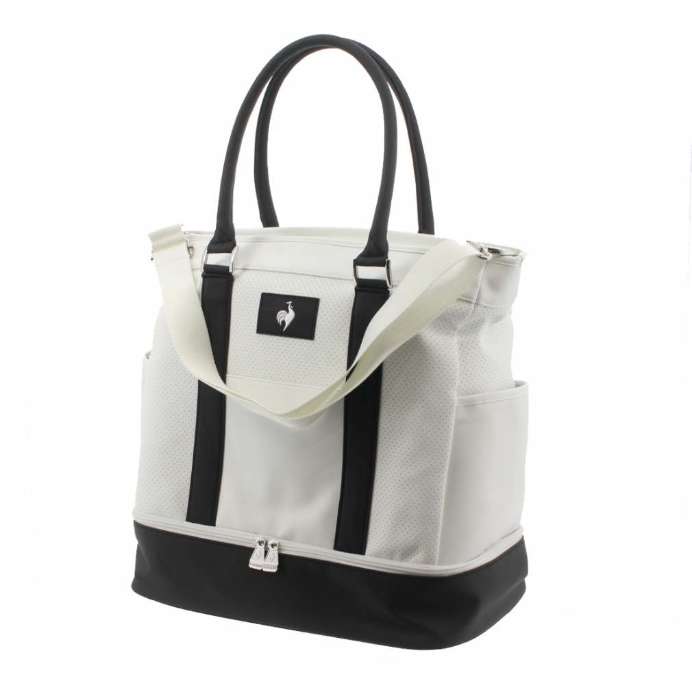 ルコックスポルティフ ゴルフ シューズ収納可能 二層式ボストンバッグ