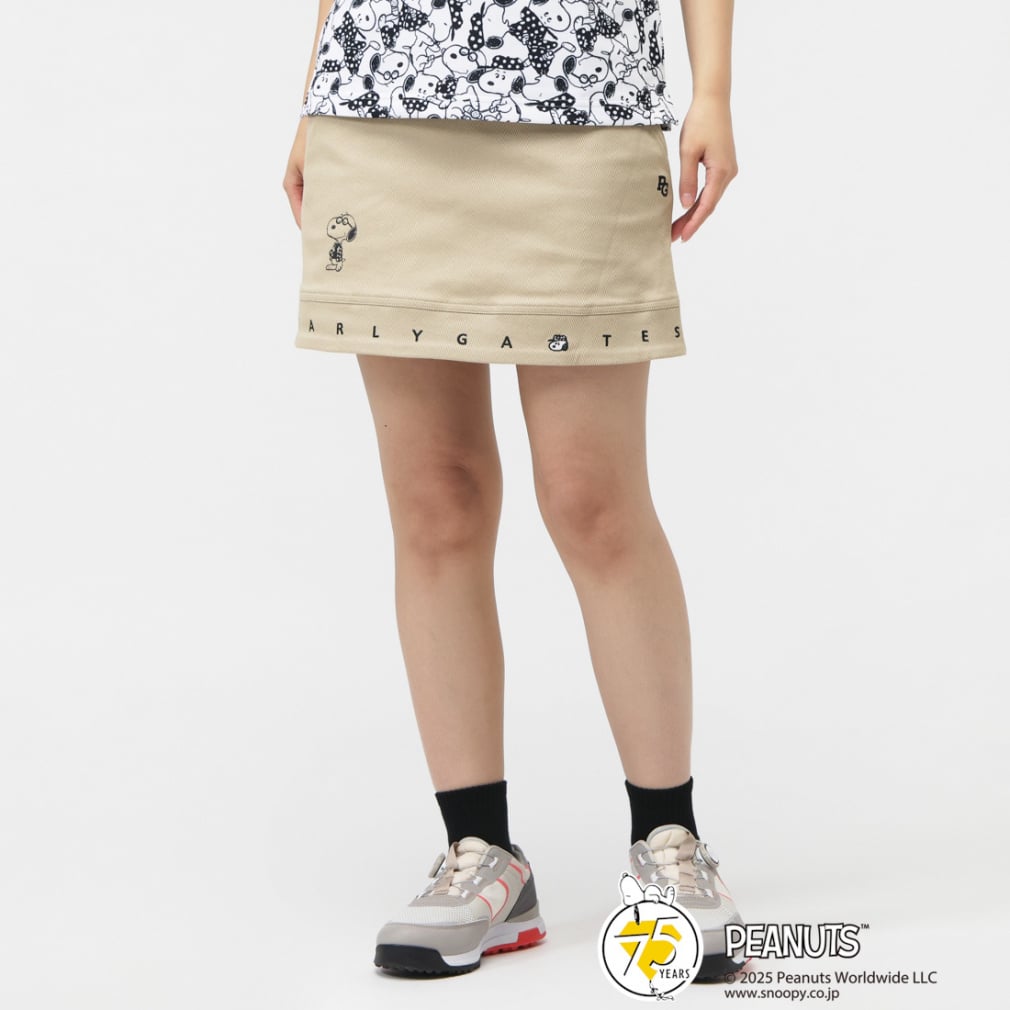 パーリーゲイツ レディース ゴルフウェア スカート 秋 冬 SNOOPY