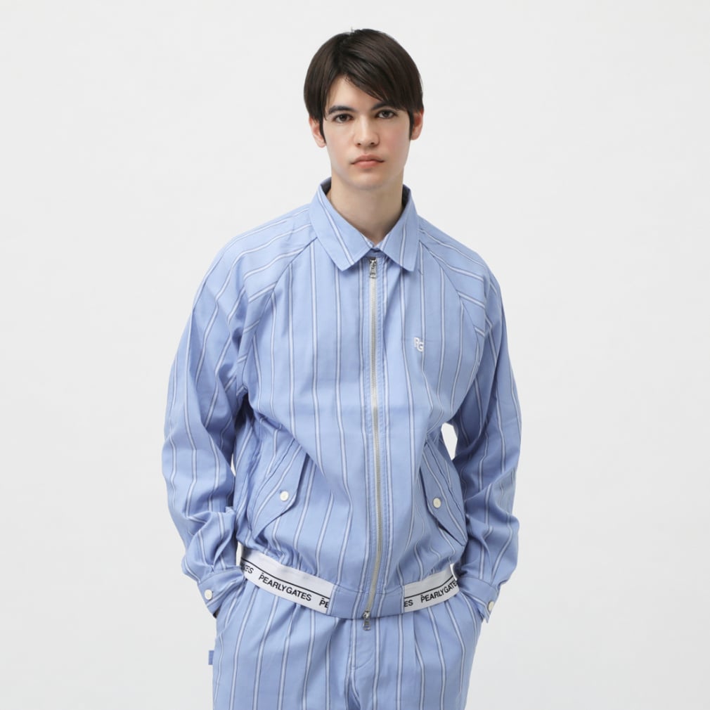 パーリーゲイツ ゴルフウェア 長袖ウインドブレーカー 春 夏 先染