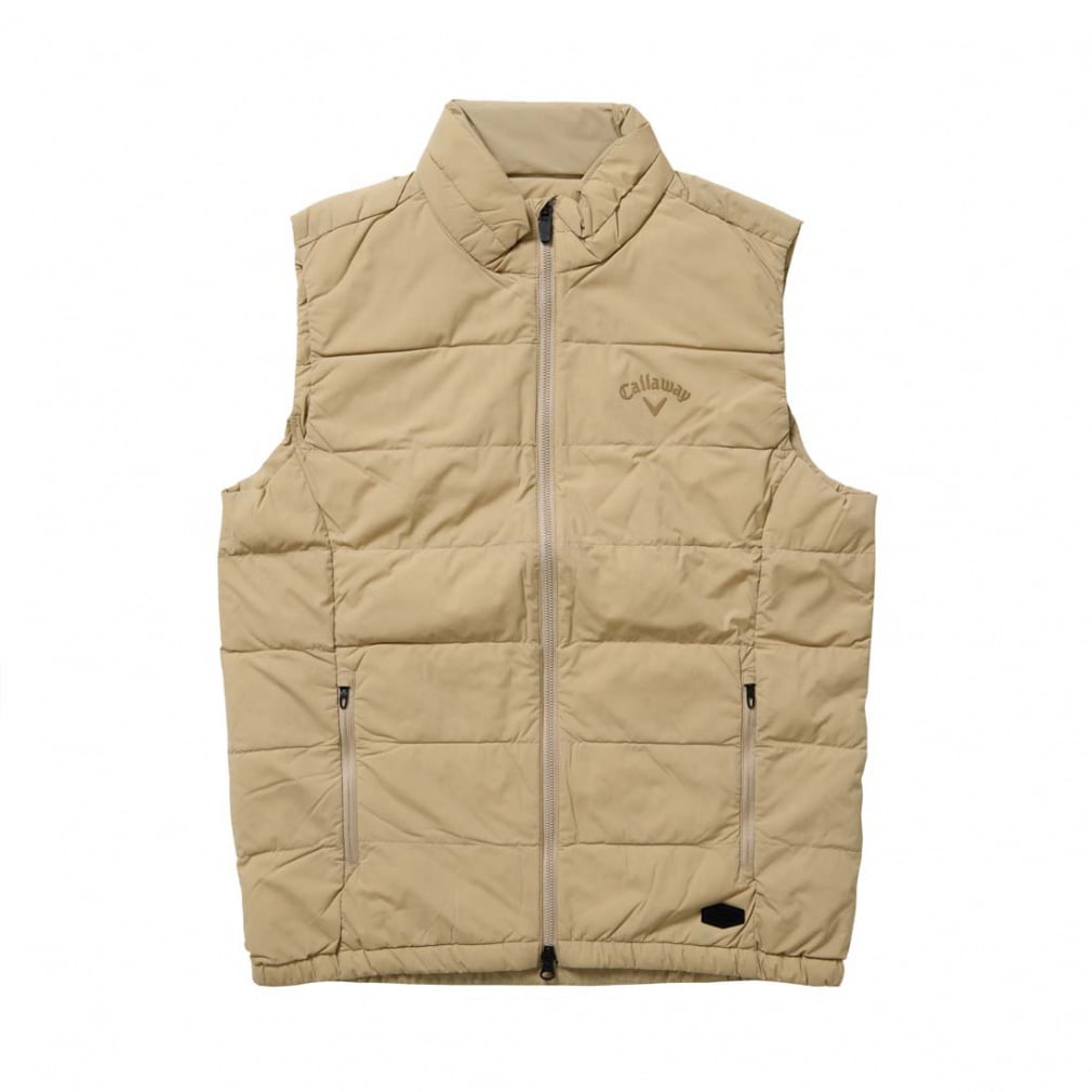 キャロウェイ ゴルフウェア ダウンベスト 秋 冬 ストレッチナイロン