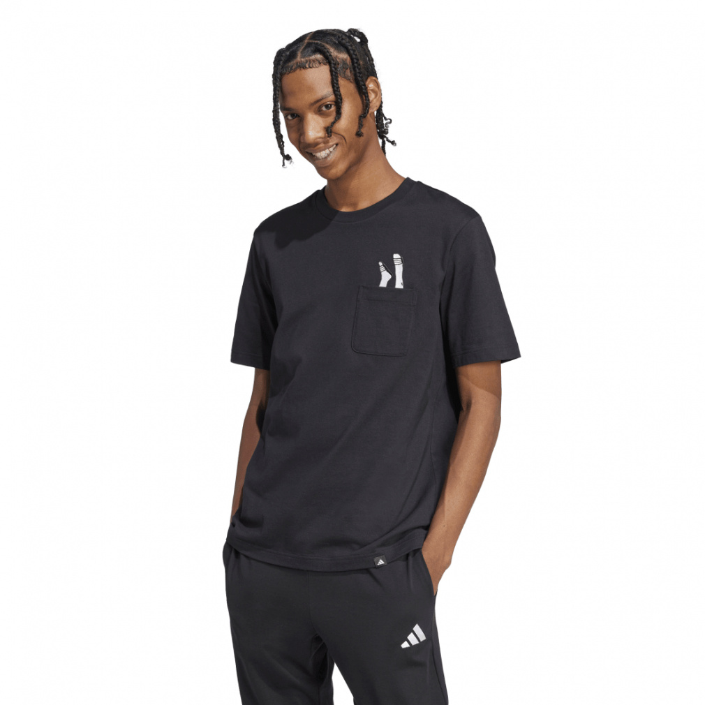 アディダス メンズ 半袖Tシャツ ラウンジ サンダルグラフィック 半袖