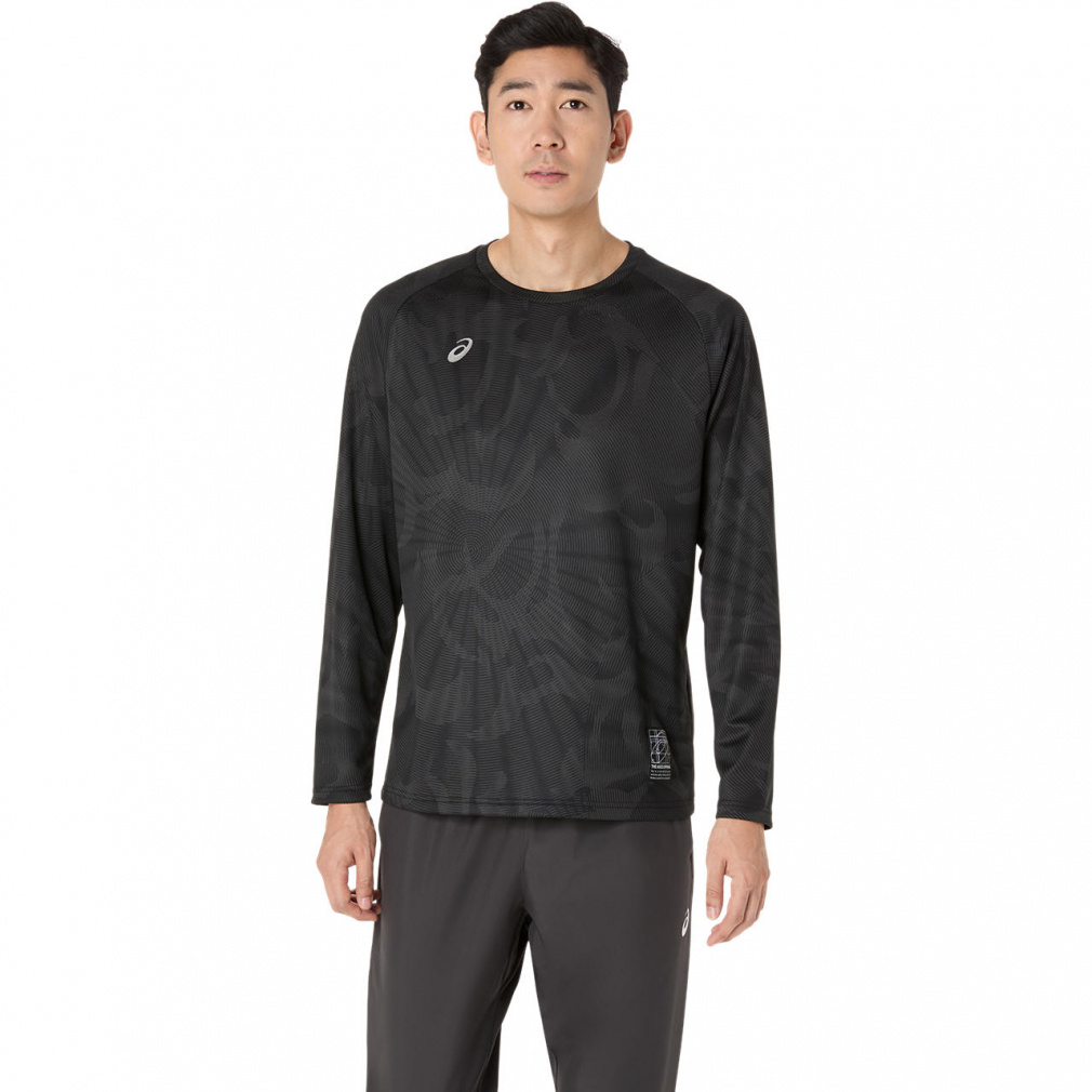 アシックス メンズ 長袖 機能 Tシャツ ドライグラフィック長袖シャツ