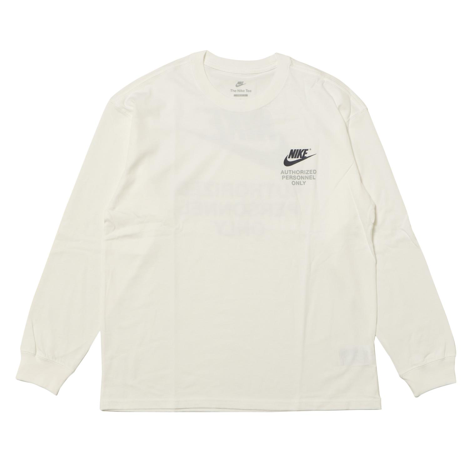 NIKE】 ナイキ M TEE LS M90 AUTH PRSNL ロングスリーブ IQ3700 100WHT