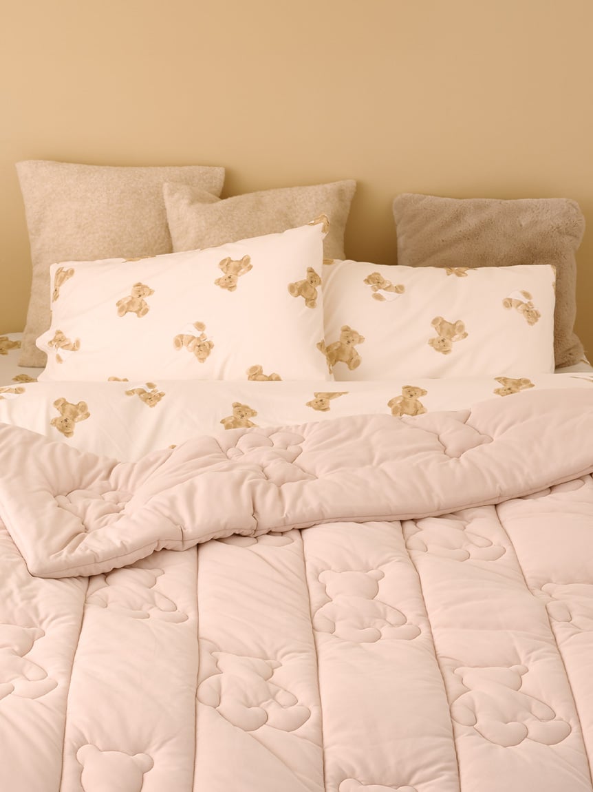 Sleep】ベア柄3点セット（シングル）(寝具セット)｜ルームウェア