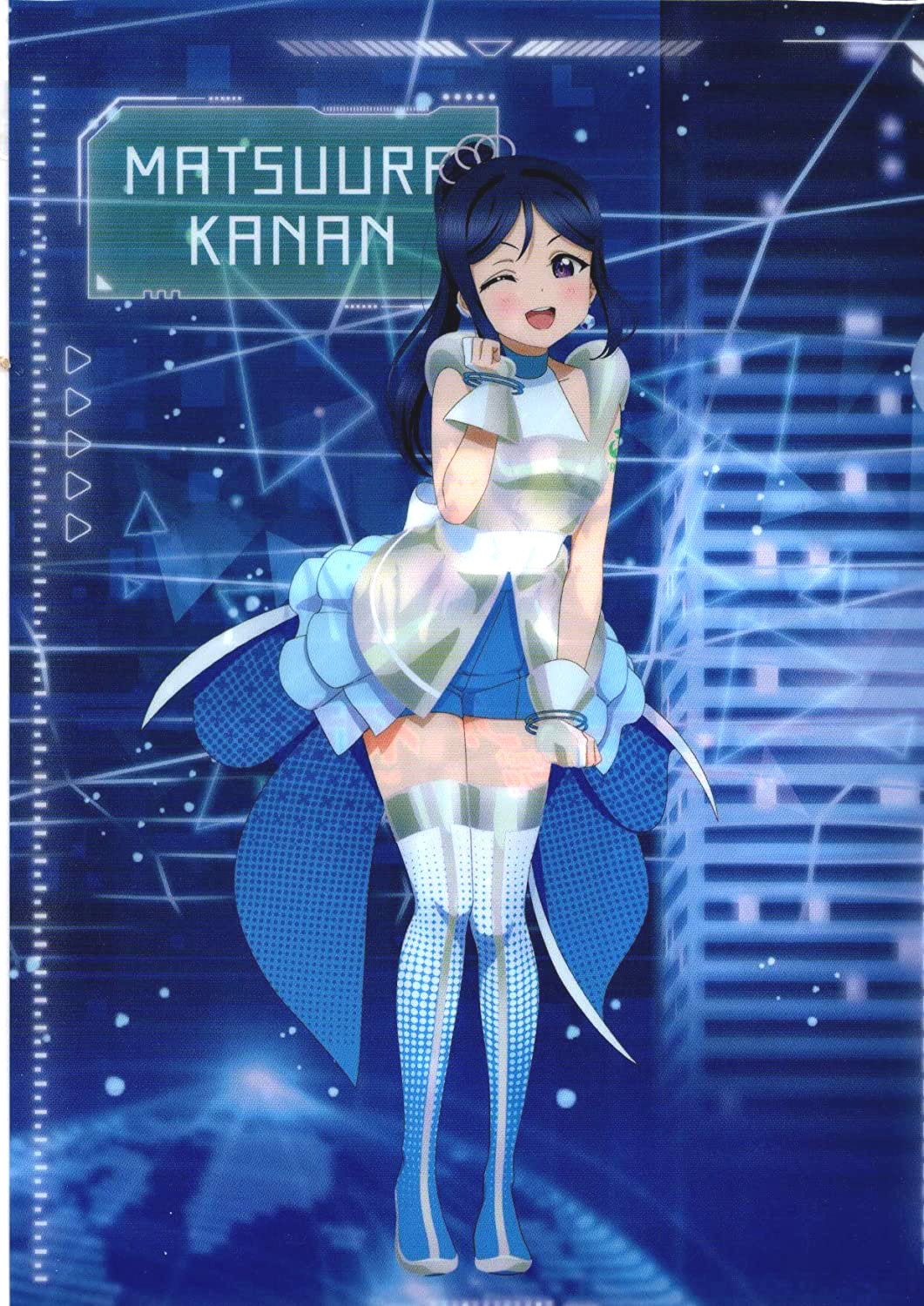 松浦果南)クリアファイル ラブライブサンシャイン 初音ミク コラボ【A4