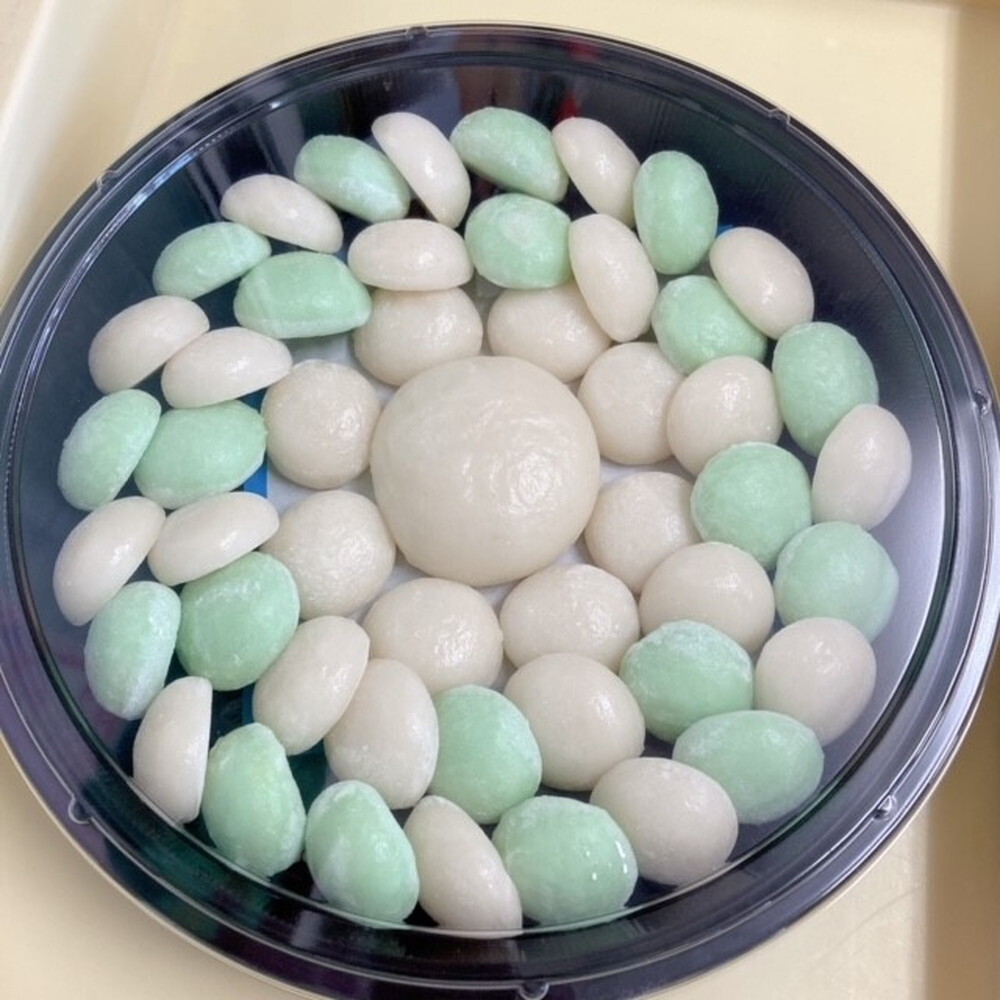 四十九日餅 青餅入り 1升 1升分49日餅 法事 お供え 青餅 法要 杵つき