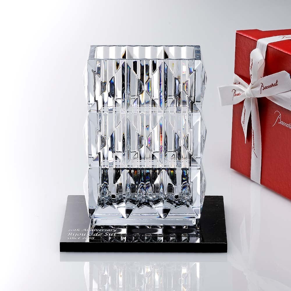 Baccarat バカラ ルクソール ベース スクウェア・大理石 台座 Lサイズ
