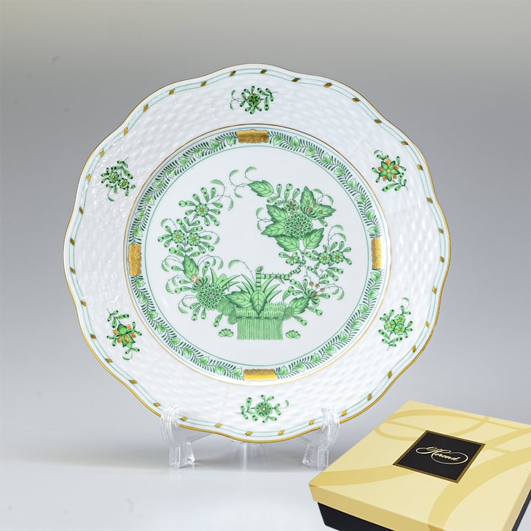 ヘレンド HEREND デザートプレート インドの華 プレート 食器 19cm 皿