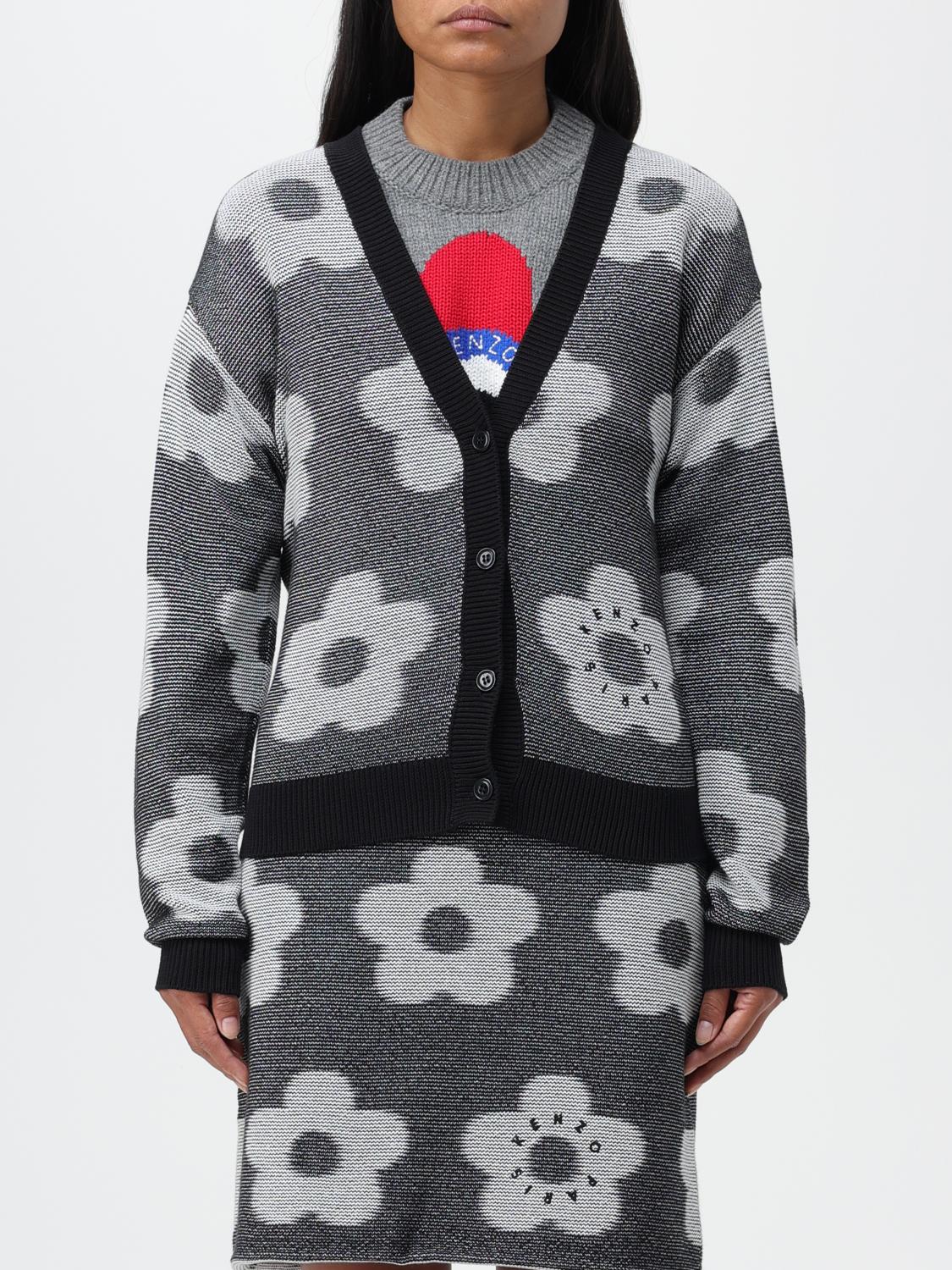 Kenzo Boke Flower Spot cardigan in cotton - Black | FD62CA4133CA