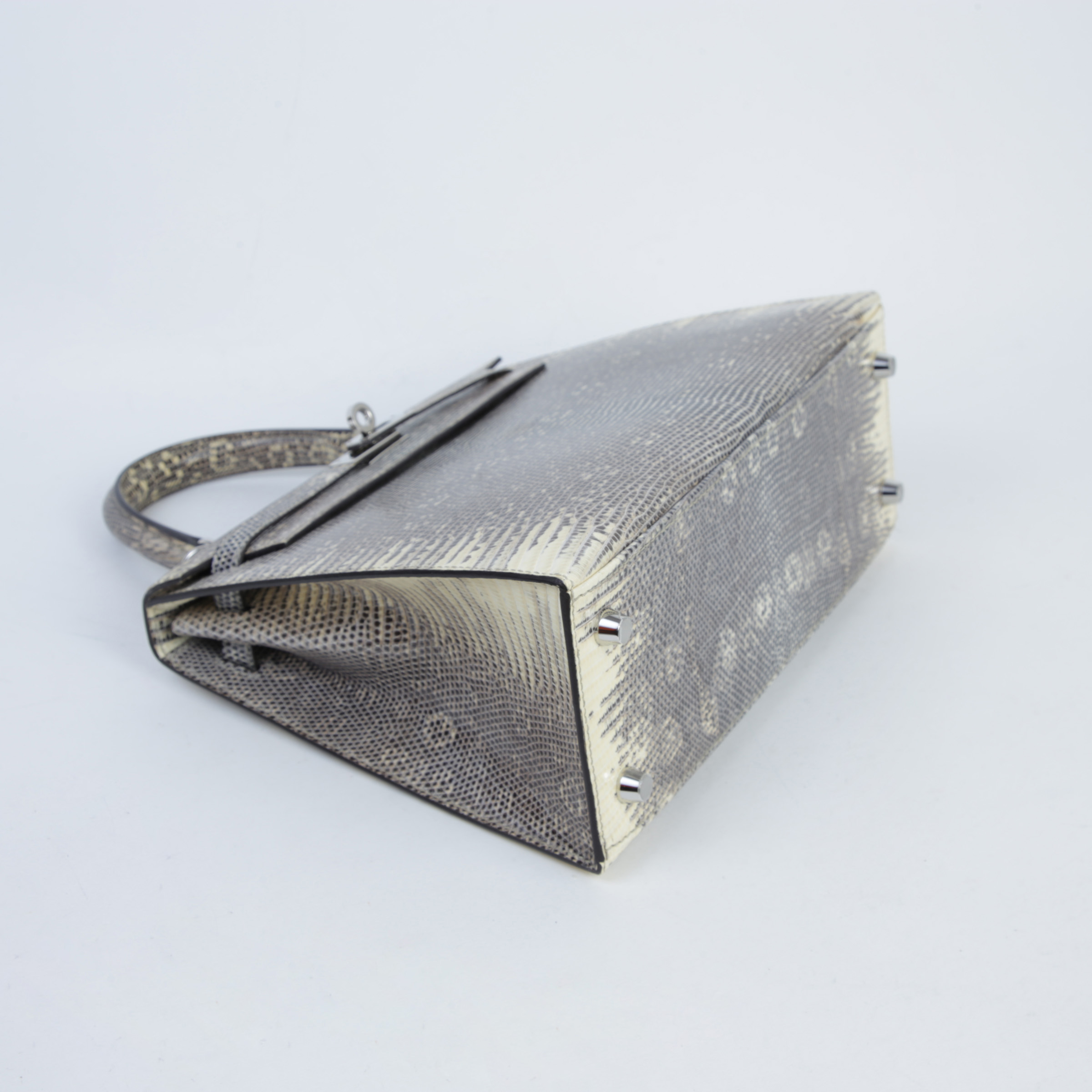 ランク SA HERMÈS エルメス ケリー25 セリエ オンブレ (1B) リザード