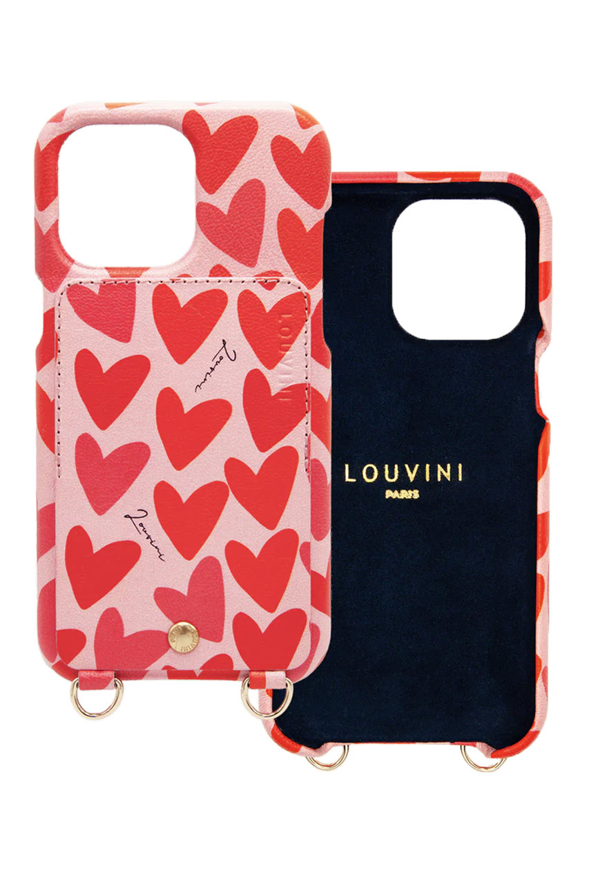 Louvini Paris(ルヴィニ パリ)｜iPhone16 スマホケース LOU/HEARTS の