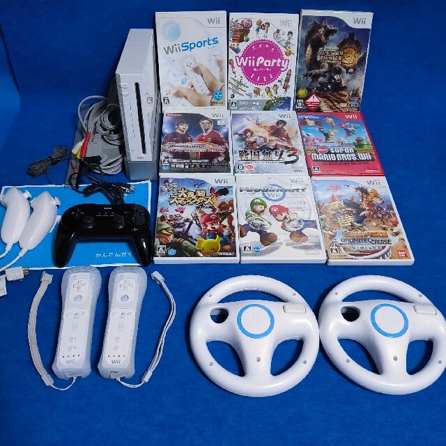 Wii - 超豪華✨任天堂 マリオカート Wii 本体一式 大乱闘スマッシュ