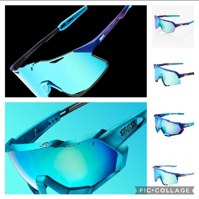 100% SPEEDCRAFT AIR ワンハンドレッド RED サングラスの通販 by #さい