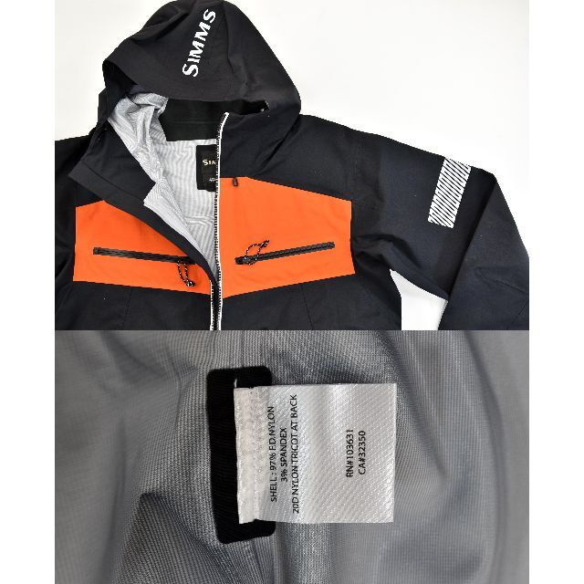 Simms☆シムス CX ジャケット size:M ブラックの通販 by