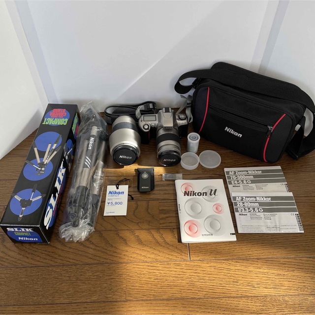 Nikon - NIKON フイルム式 一眼レフカメラ「NIKON µ」純正ダブルレンズ