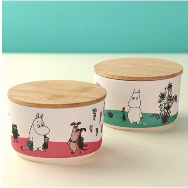 MOOMIN - ムーミン スプリング バンブーコンテナ 2種 カルディの通販